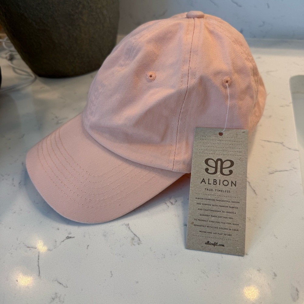 Albion Pastel Peach Baseball Cap